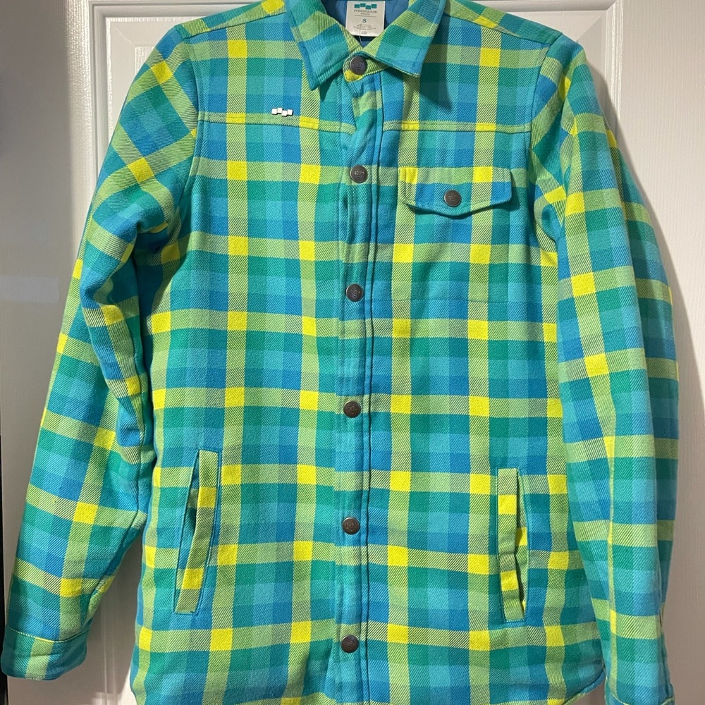 Foursquare Outerwear Flannel Size Small Multicolor